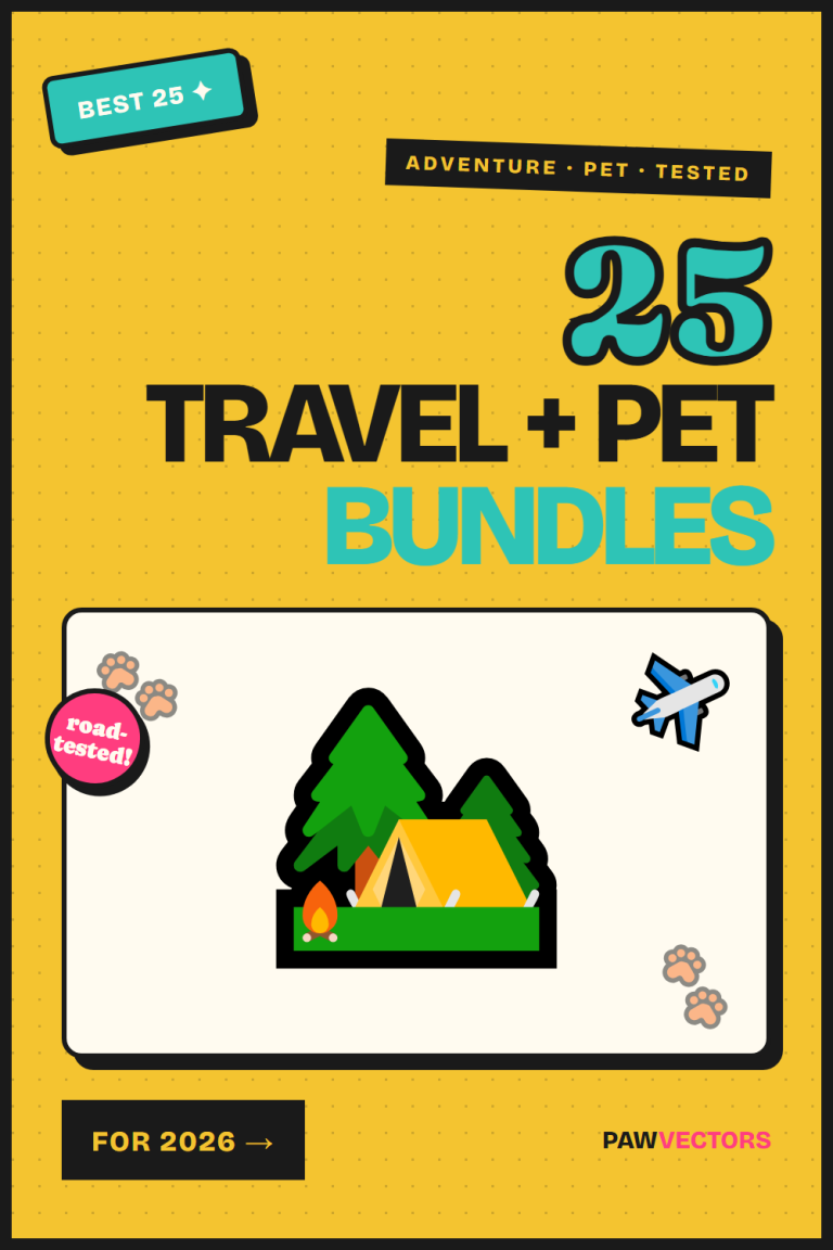 Travel + Pet SVG Bundles — Best 25 for Adventure-Loving Pet Parents in 2026