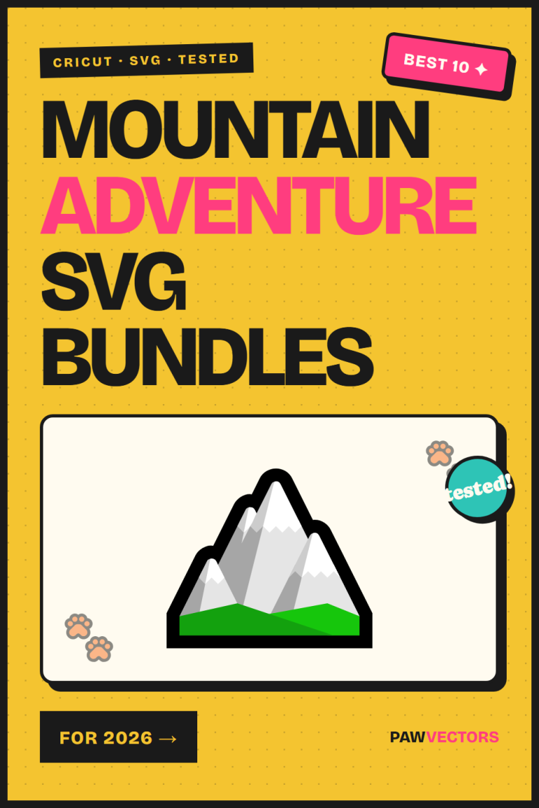 Mountain adventure SVG bundles for Cricut