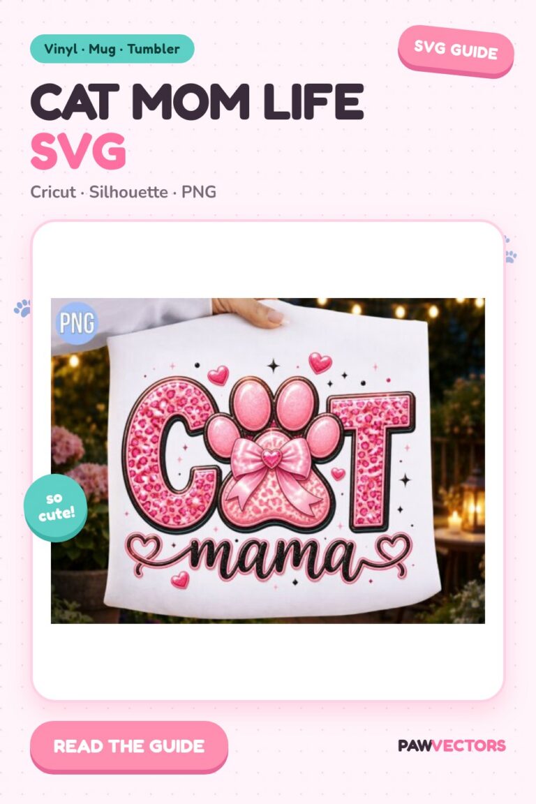 10 Cat Mom Life SVG Designs for Cricut Crafters