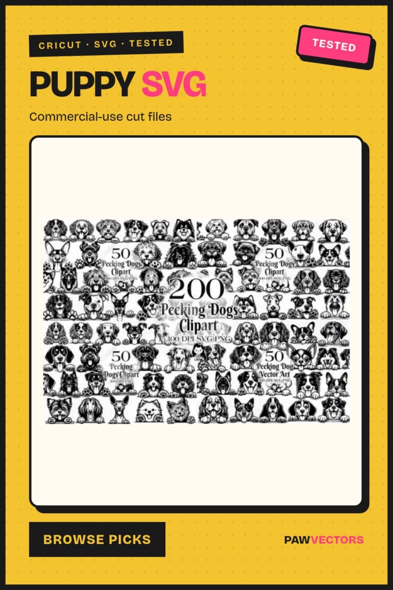 12 Puppy SVG Bundles for Cricut Sellers Moving Cricut Inventory Fast