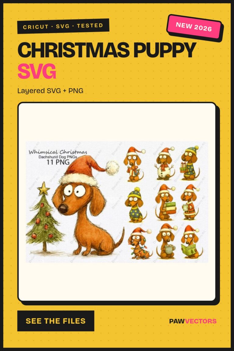 10 Christmas Puppy SVG Designs for Sublimation Sellers in Q4