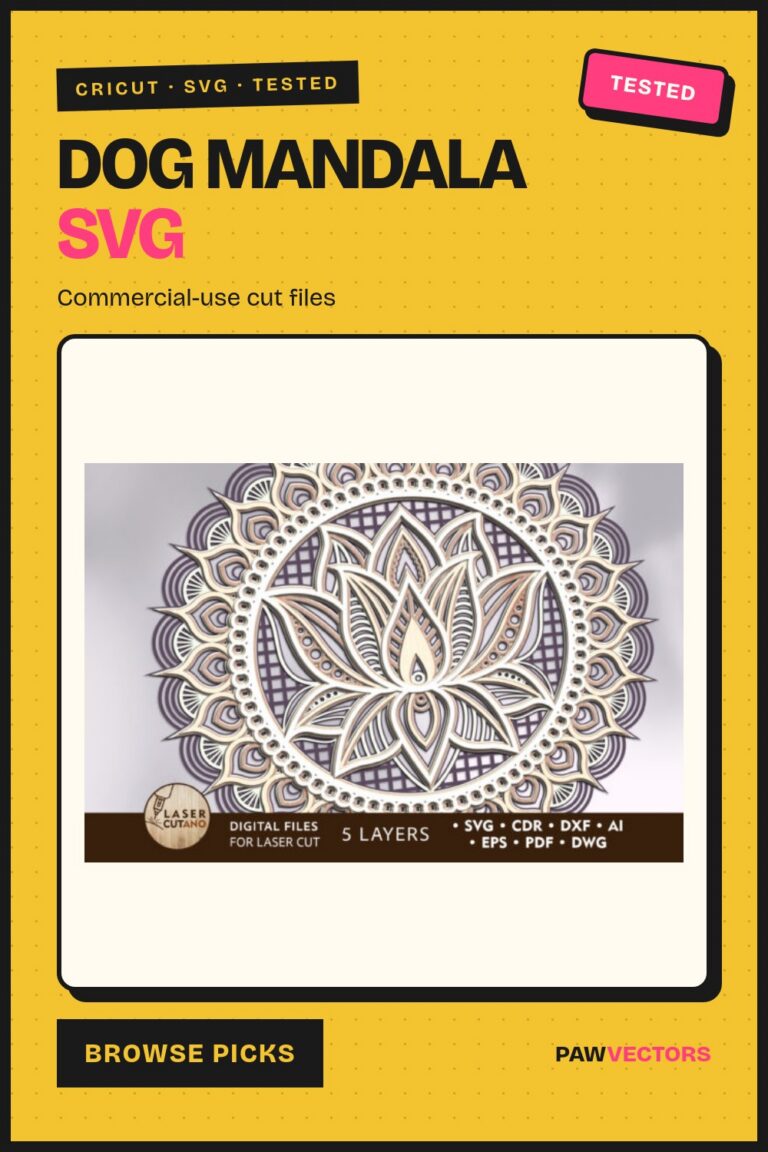 10 Dog Mandala SVG Designs for Cricut Crafters Selling Wall Art in 2026