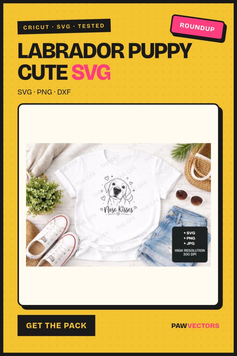 10 Cute Labrador Puppy SVG Files for Sublimation Sellers