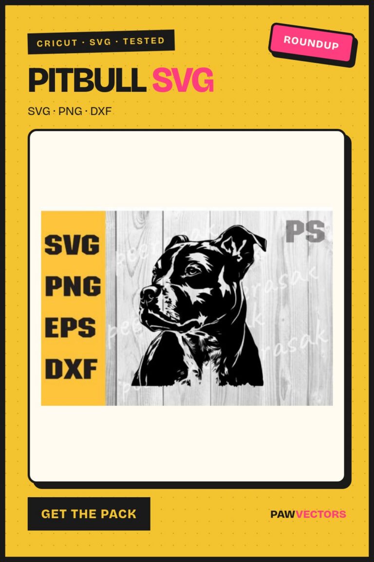 10 Pitbull SVG Bundles That Sell on Etsy