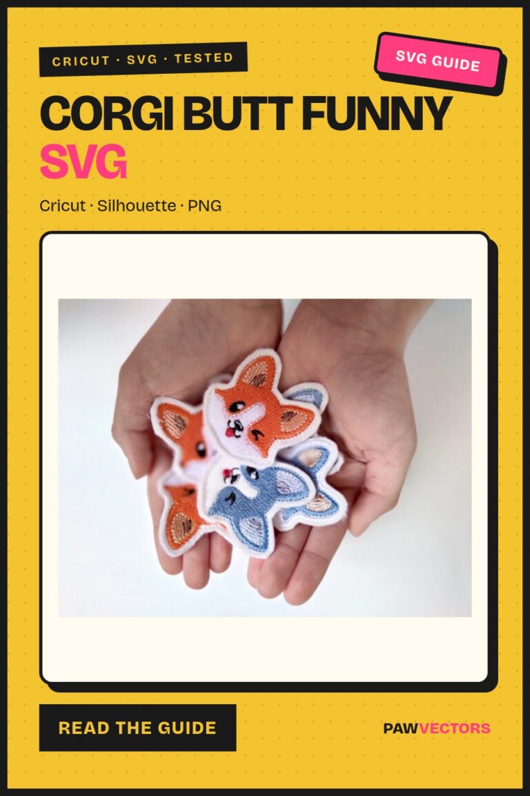 10 Funny Corgi Butt SVG Files for Mugs and Tees
