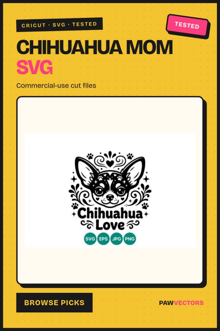 10 Chihuahua Mom SVG Files for Etsy Shirt Sellers