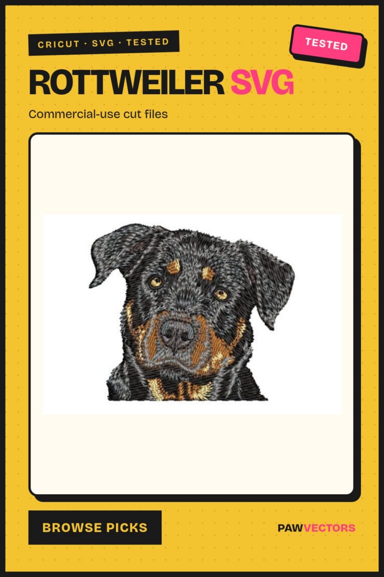 12 Rottweiler SVG Designs Cricut Shirt Crafters Want