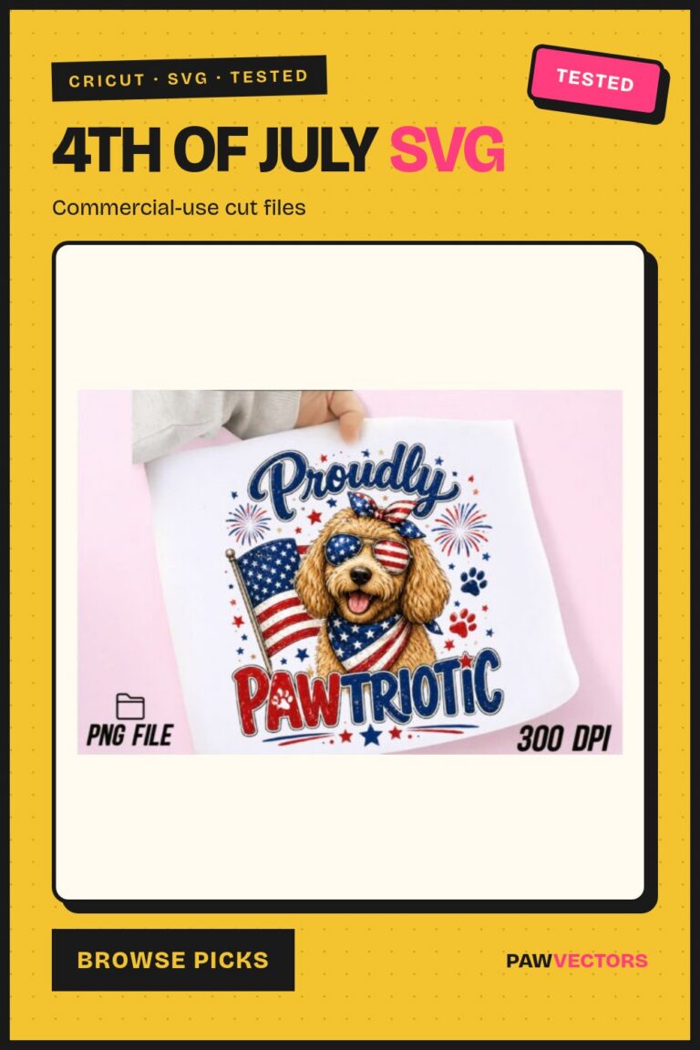 12 Patriotic 4th of July Dog SVG for Tumbler Crafters