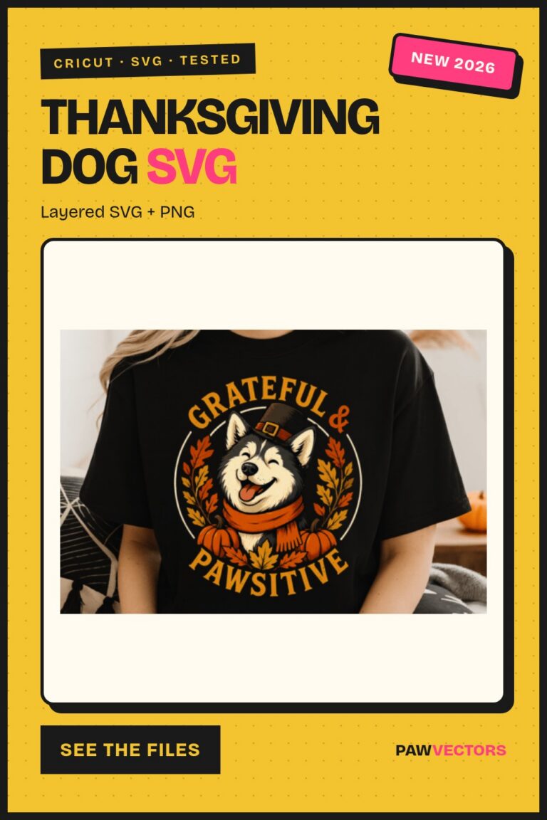 10 Thanksgiving Dog SVG Files for Pet Boutique