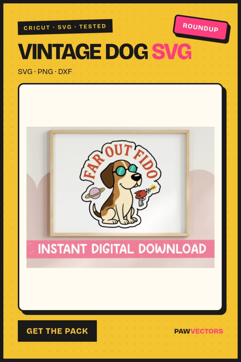 10 Vintage Retro Dog SVG Designs for Mug Crafters