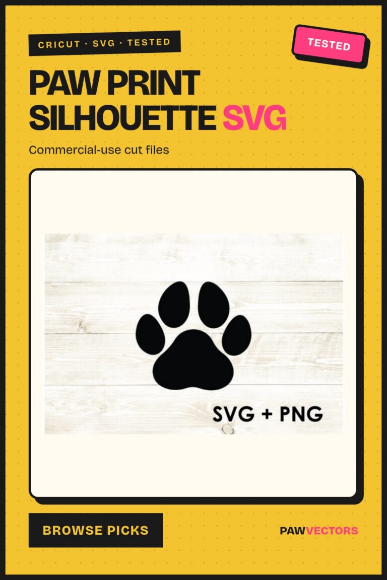 10 Best Paw Print SVG Files for Cricut and Silhouette Crafters