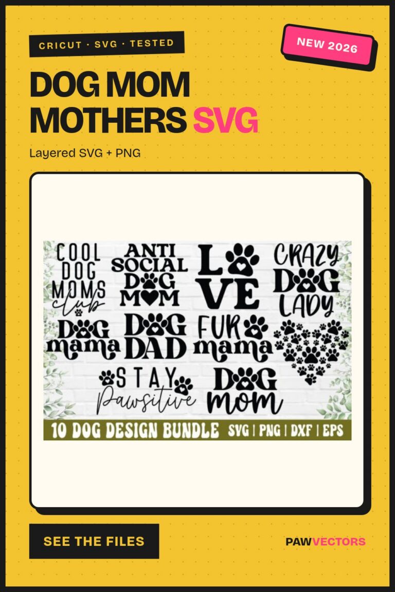 10 Dog Mom SVG Designs That Actually Sell on Etsy