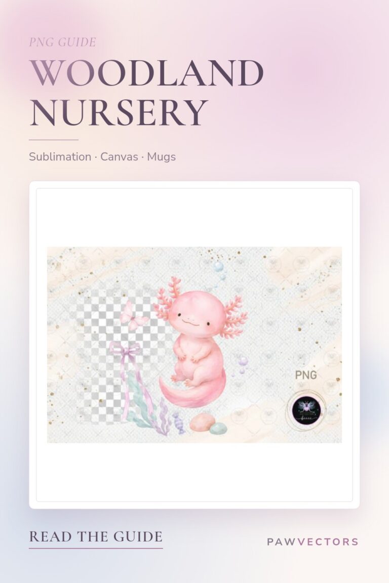 12 Watercolor Woodland Nursery PNG Designs for Wall Art